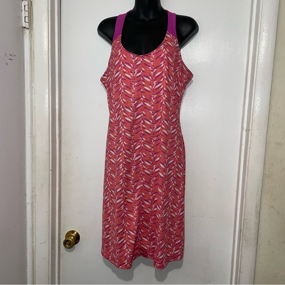 Columbia Pink and Purple Midi Dress - Picture 1 of 5
